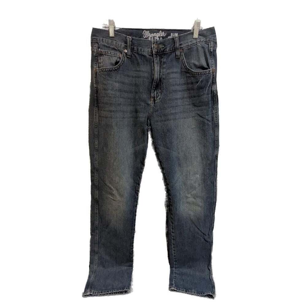 Wrangler Retro Slim Straight Leg Men's Jeans Medium Wash 34x38